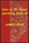 [Gutenberg 59785] • Index of the Project Gutenberg Works of James Joyce